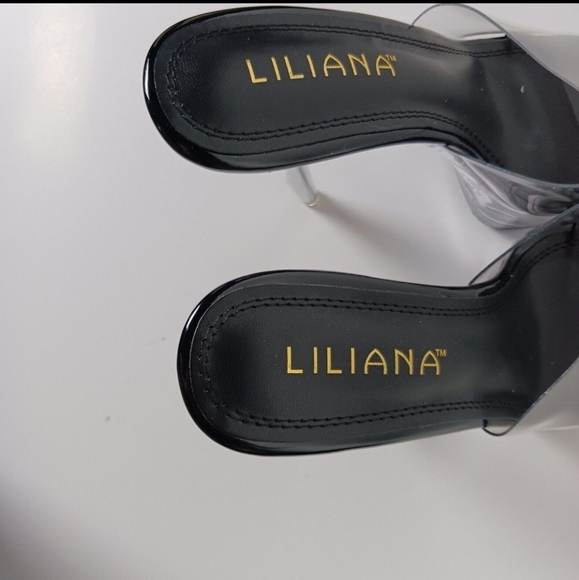 Chase & Chloe brand new clear heel with black insole - Picture 10 of 10